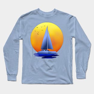 Catamaran Sailboat Long Sleeve T-Shirt